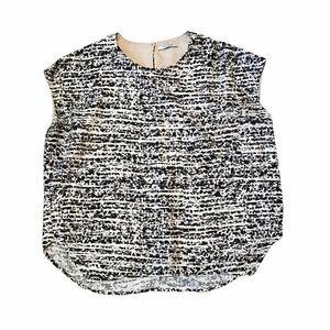 MM. LaFleur Women’s Blouse Short Sleeve Career Size M.